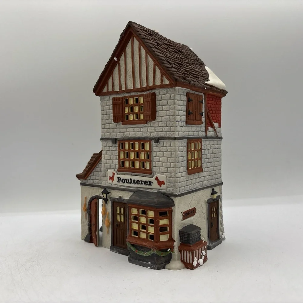 Department‎ 56 1988 Vintage HVC Dickens Village Series Poulterer 5926-9 Retired